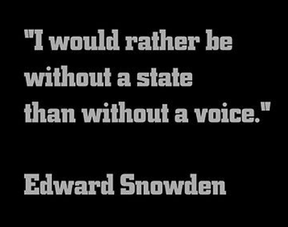 Snowden on... without a state