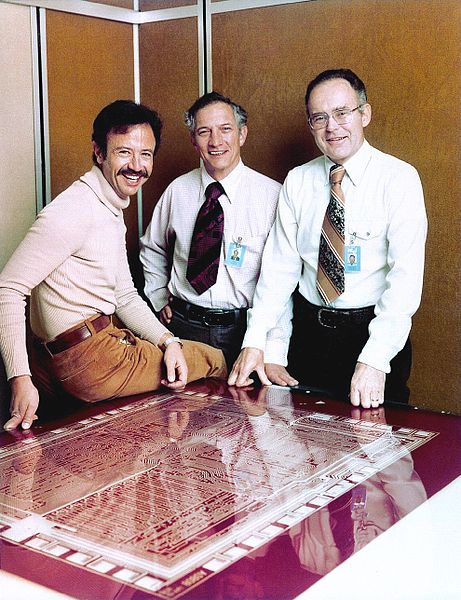 Andy Grove, Robert Noyce, Gordon Moore, 1978