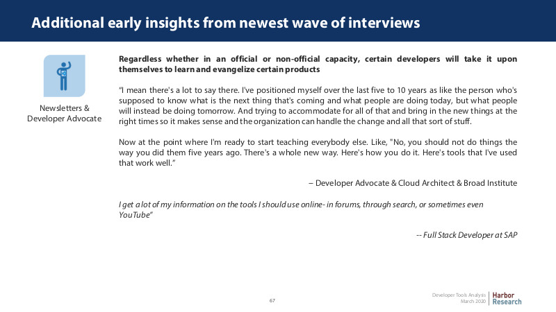 HRI Intel Developer Analysis - Final - Mar 19 page #67