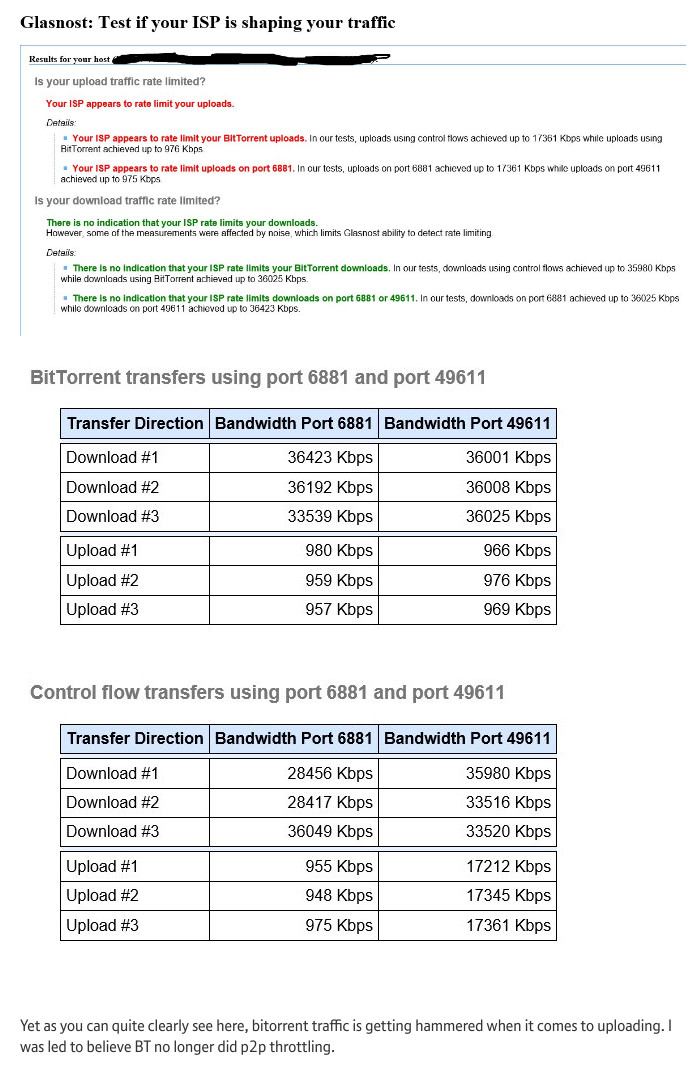 BT throttling example #5