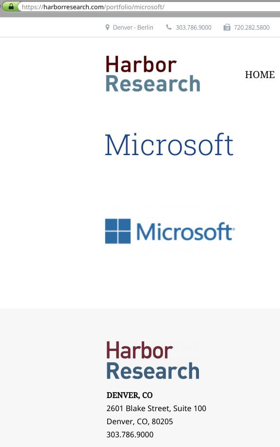 Harbor Research and Microsoft