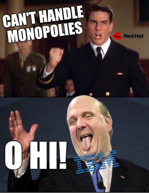 Few good men: Can't handle monopolies; O hi!