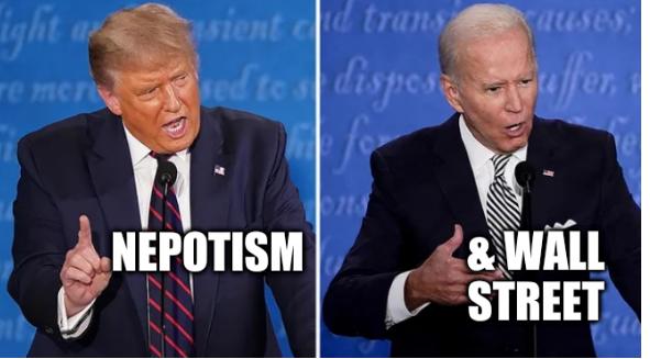 Trump v Biden Debate: Nepotism & Wall Street
