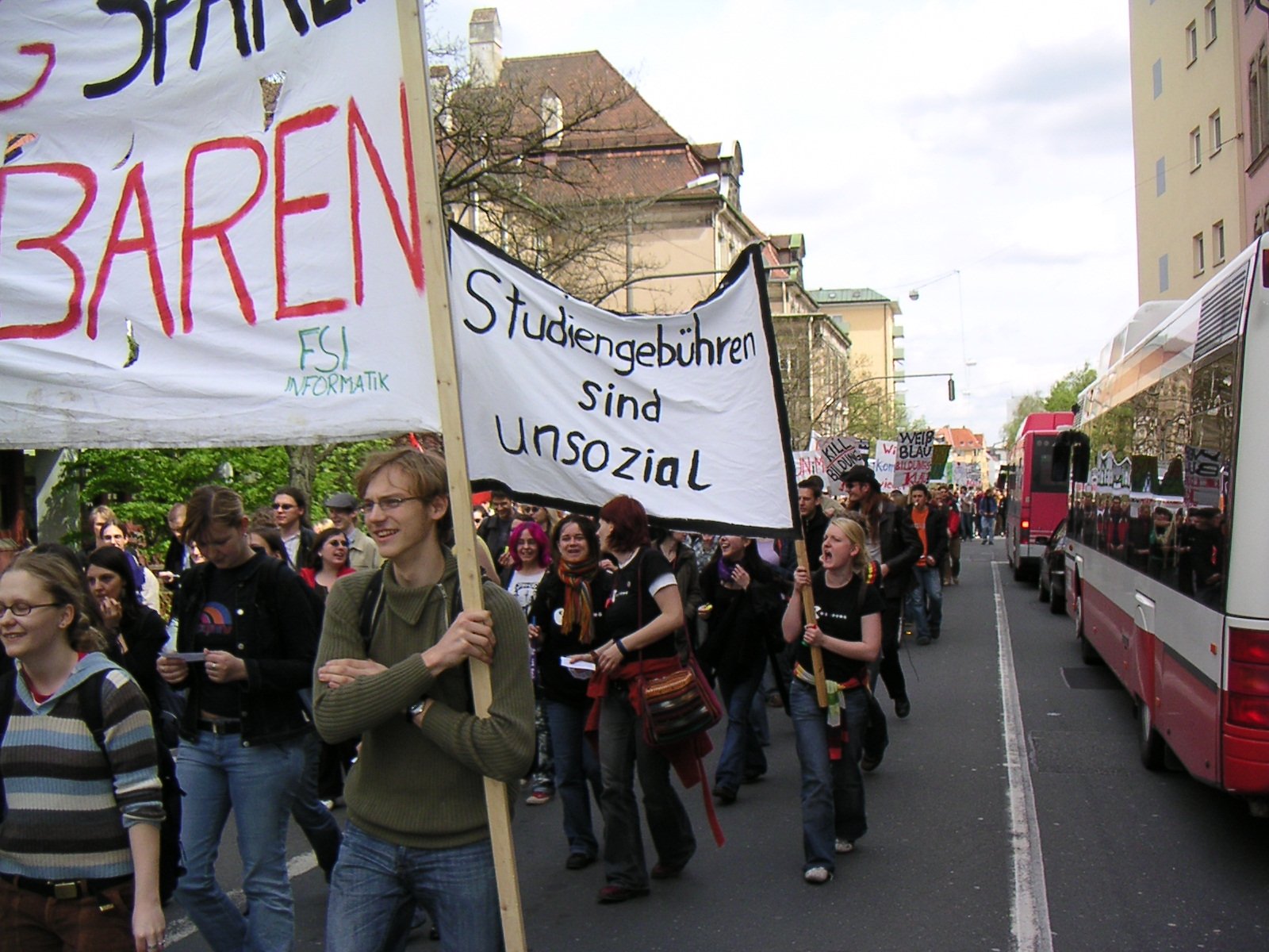 Student Protest in Erlangen