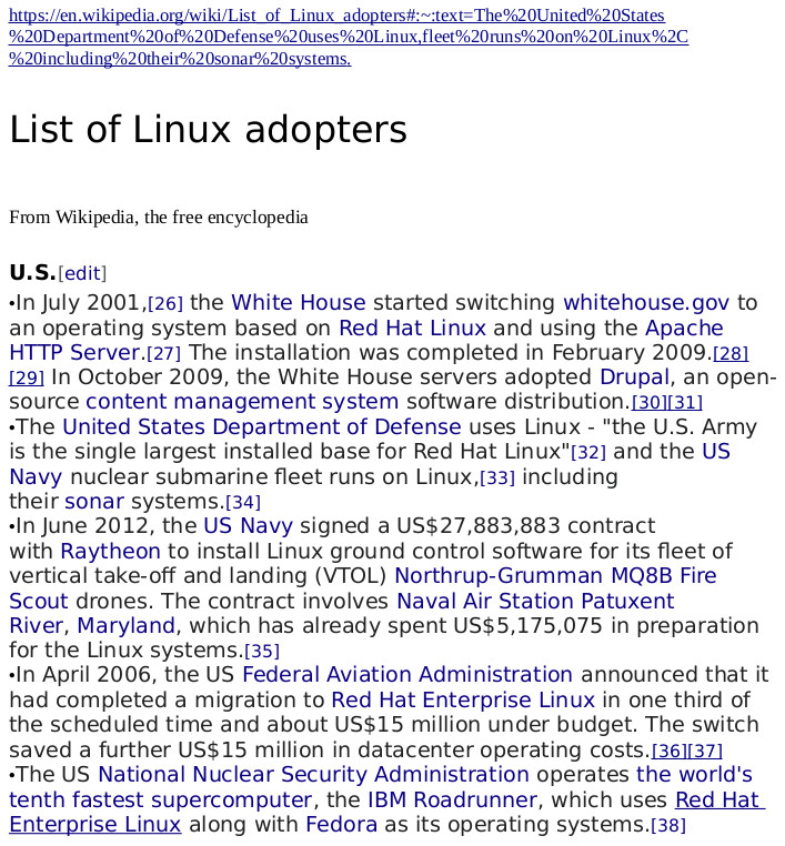 Linux in the US government - Wikipedia
