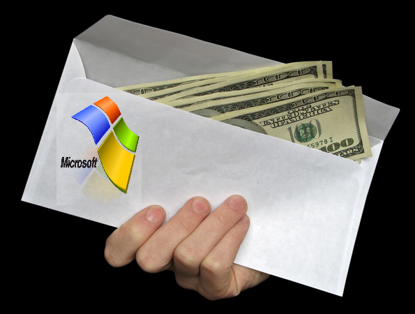 Microsoft bribe