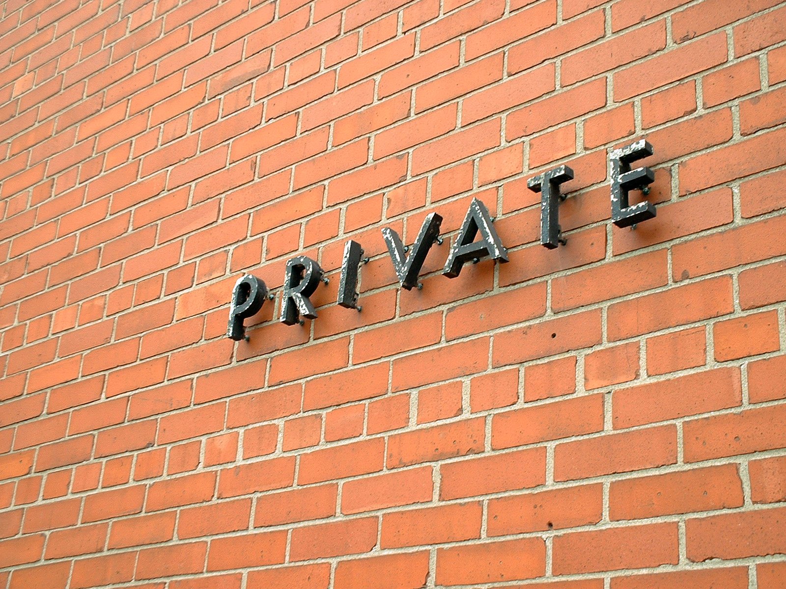 Very private