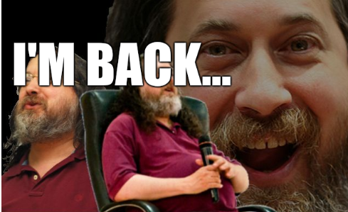 Richard Stallman is back