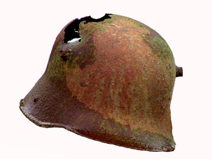 Rusty German Helmet