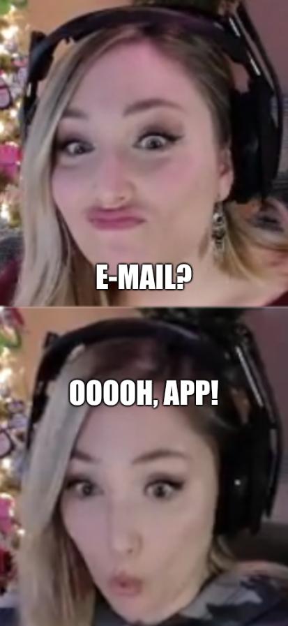 E-mail? Ooooh, app!