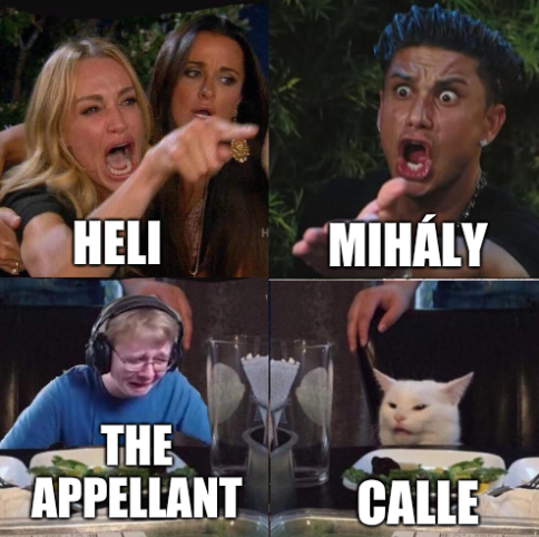 Heli, Mihály, The appellant, Calle