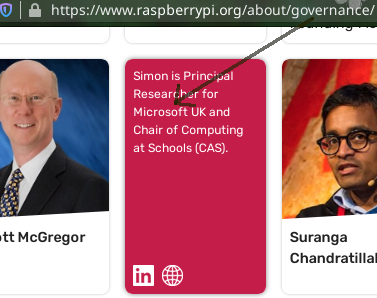Simon [Peyton Jones] is Principal Researcher for Microsoft UK and Chair of Computing at Schools (CAS).