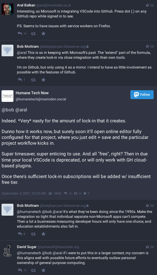 Interesting, so Microsoft is integrating VSCode into GitHub. Press dot (.) on any GitHub repo while signed in to see. PS. Seems to have issues with service workers on Firefox