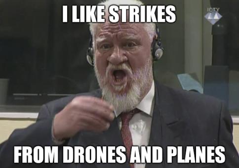 Croatian war criminal: I like strikes... From drones and planes