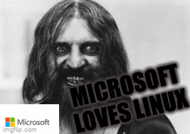 Microsoft loves Linux
