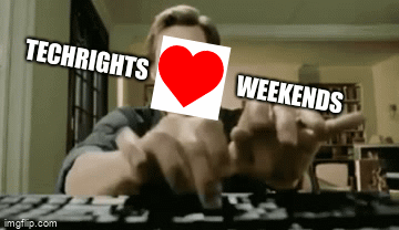 Typing: Techrights loves weekends