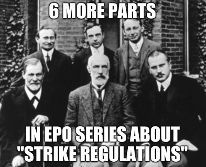 6 more parts in EPO series about 'Strike Regulations'