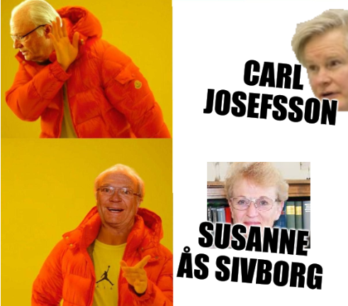 Carl Josefsson versus Susanne Ãâ¦s Sivborg