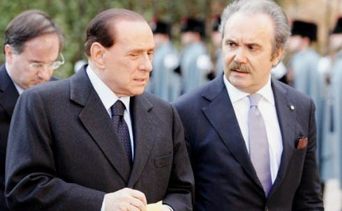 Silvio Berlusconi and Mauro Masi