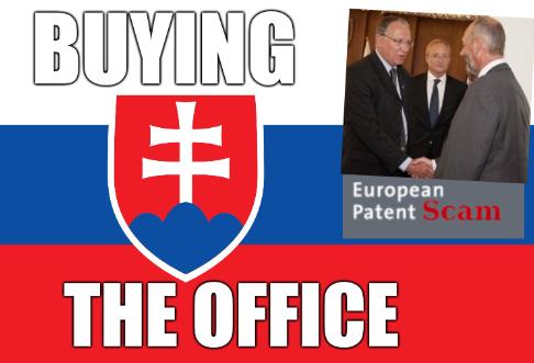 Buying the office: Tomáš Malatinský and EPO
