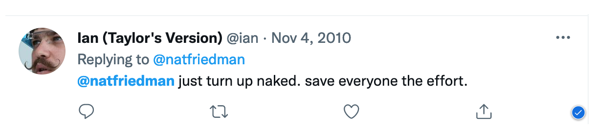 Nat Friedman naked jokes