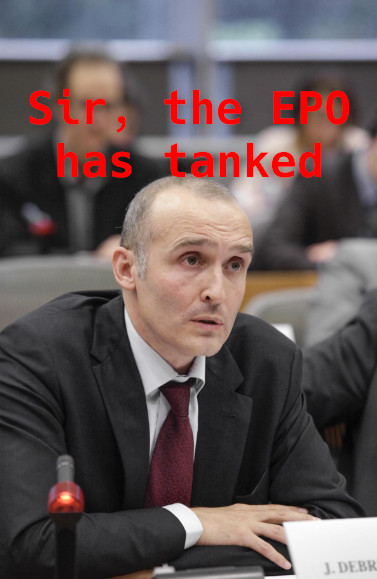 Jérôme Debrulle: Sir, the EPO has tanked