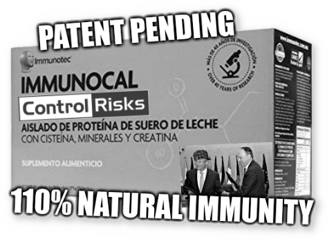 Patent pending: 110% natural immunity
