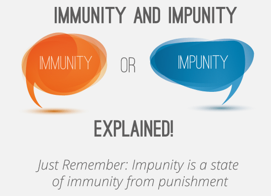 Immunity and impunity