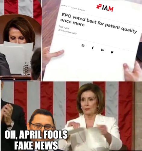 Oh, April fools; fake news