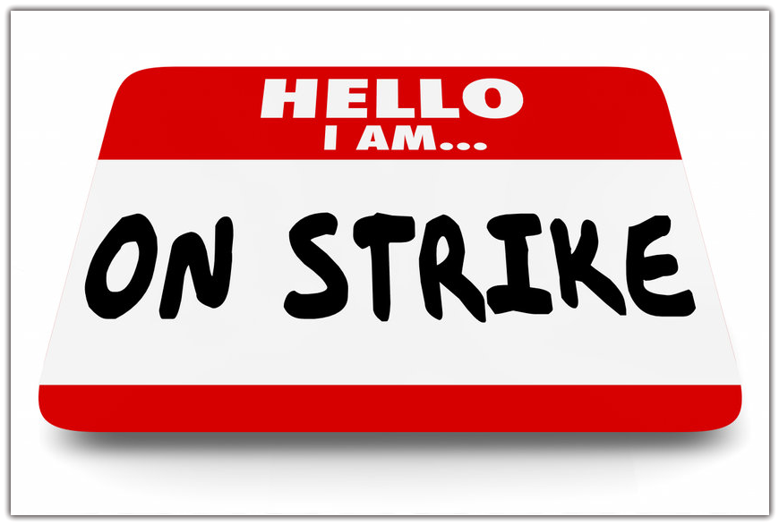 I am on strike