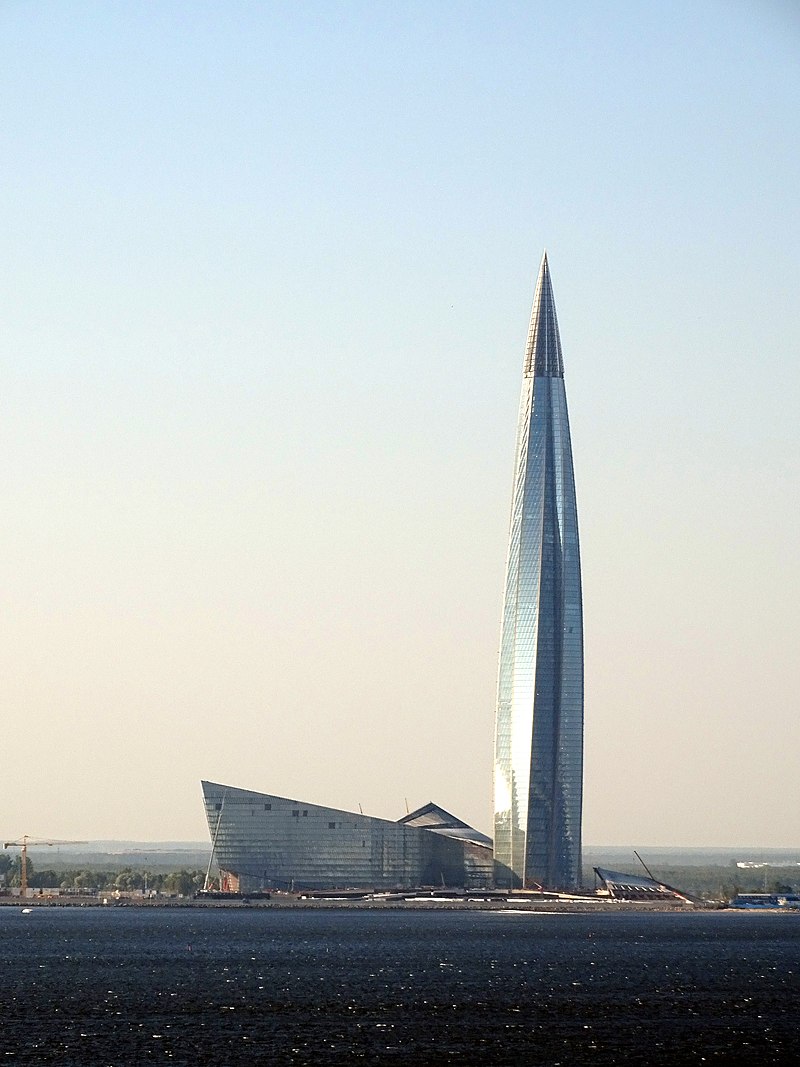 The Lakhta Center, an 87-story skyscraper in Saint Petersburg, Russia.