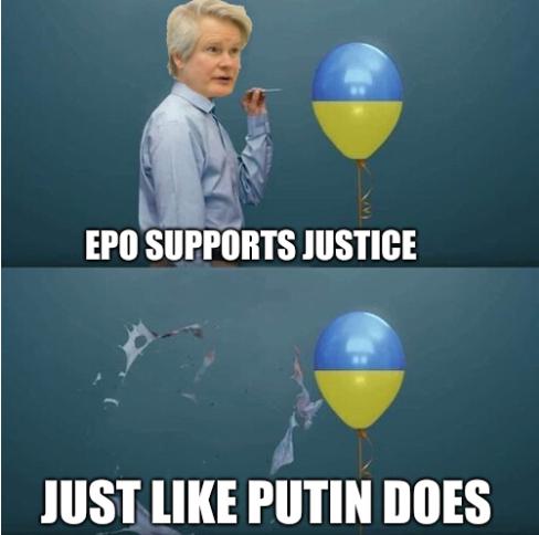EPO supports justice just like Putin does