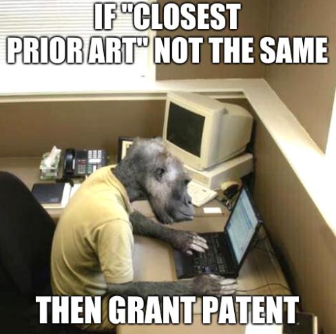 If 'closest prior art' not the same, then grant patent