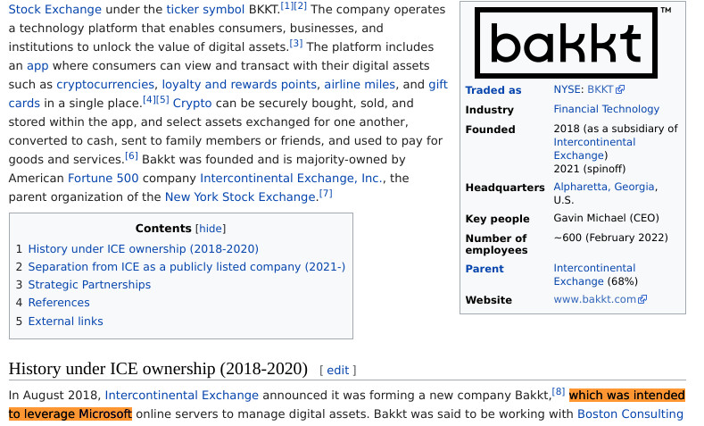 Wikipedia on Bakkt