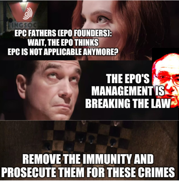 Meme Arresting And Prosecuting Epo Management Techrights 