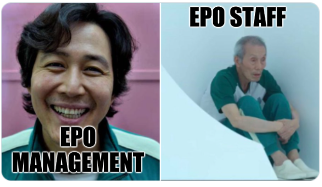 EPO staff; EPO Management