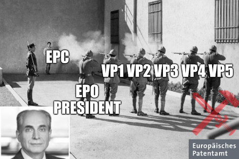 Executing EPC: EPO President and VP1 VP2 VP3 VP4 VP5 vs. EPC