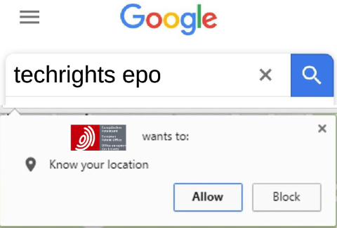 Google: techrights epo