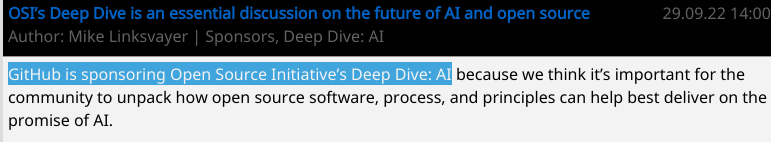 OSI’s Deep Dive is an essential discussion on the future of AI and open source