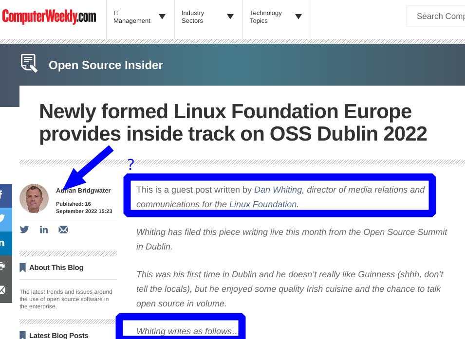 Newly formed Linux Foundation Europe provides inside track on OSS Dublin 2022
