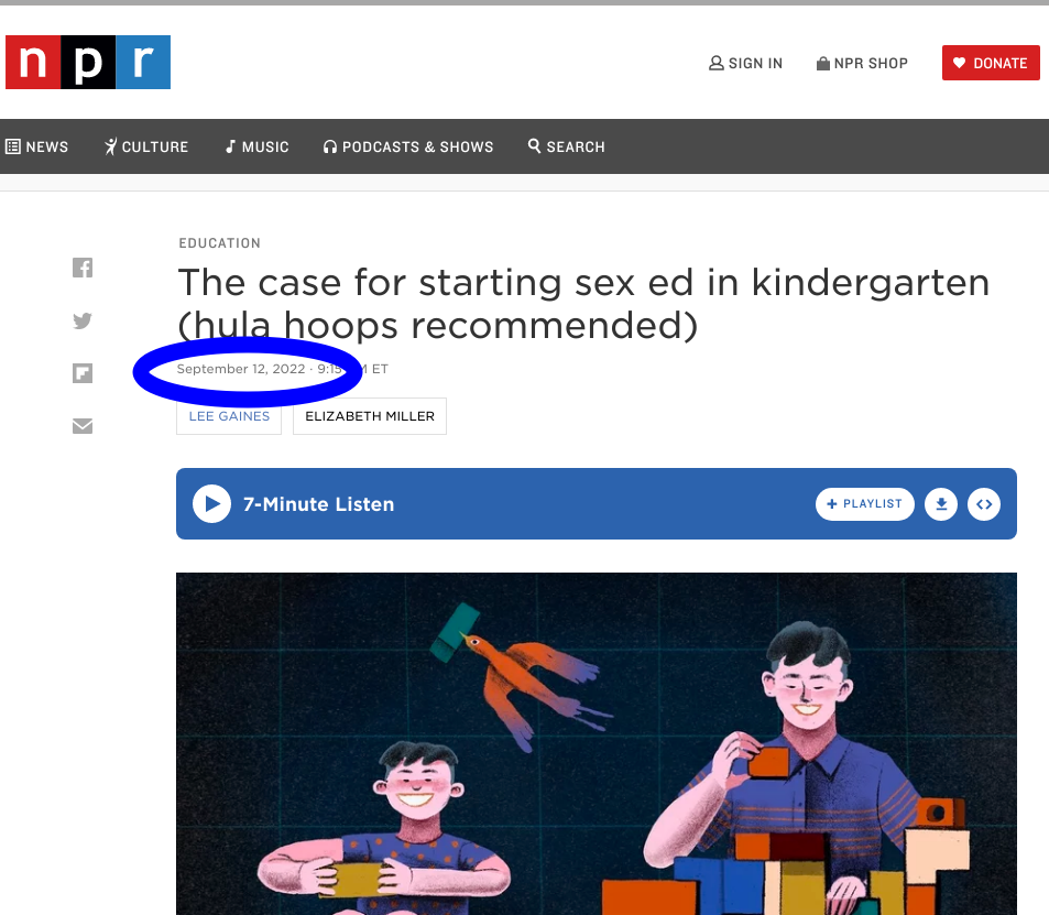 NPR on kids