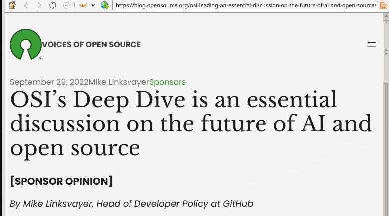 OSI corrupted: OSI’s Deep Dive is an essential discussion on the future of AI and open source