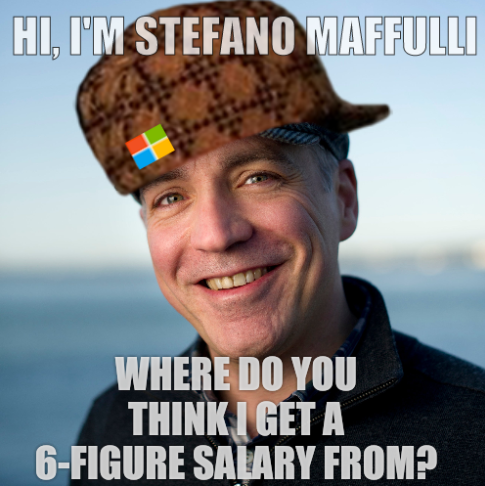 Hi, I'm Stefano Maffulli; Where Do You Think I Get a 6-Figure Salary From?
