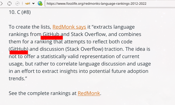 GitHub and Redmonk