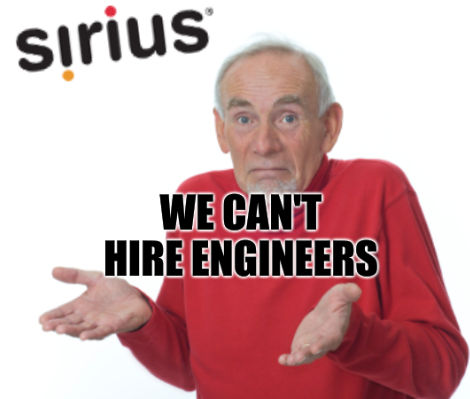Sirius Open Source: We can't hire engineers