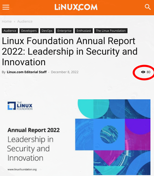 linux.com LF report