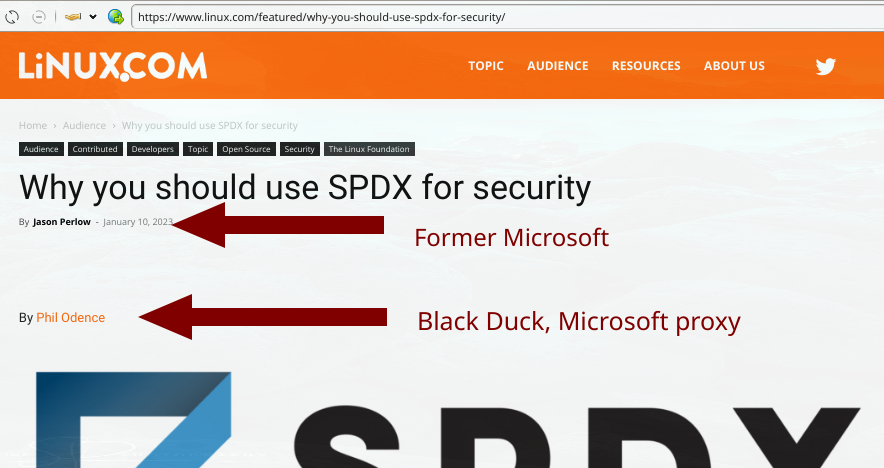 Former Microsoft and Black Duck