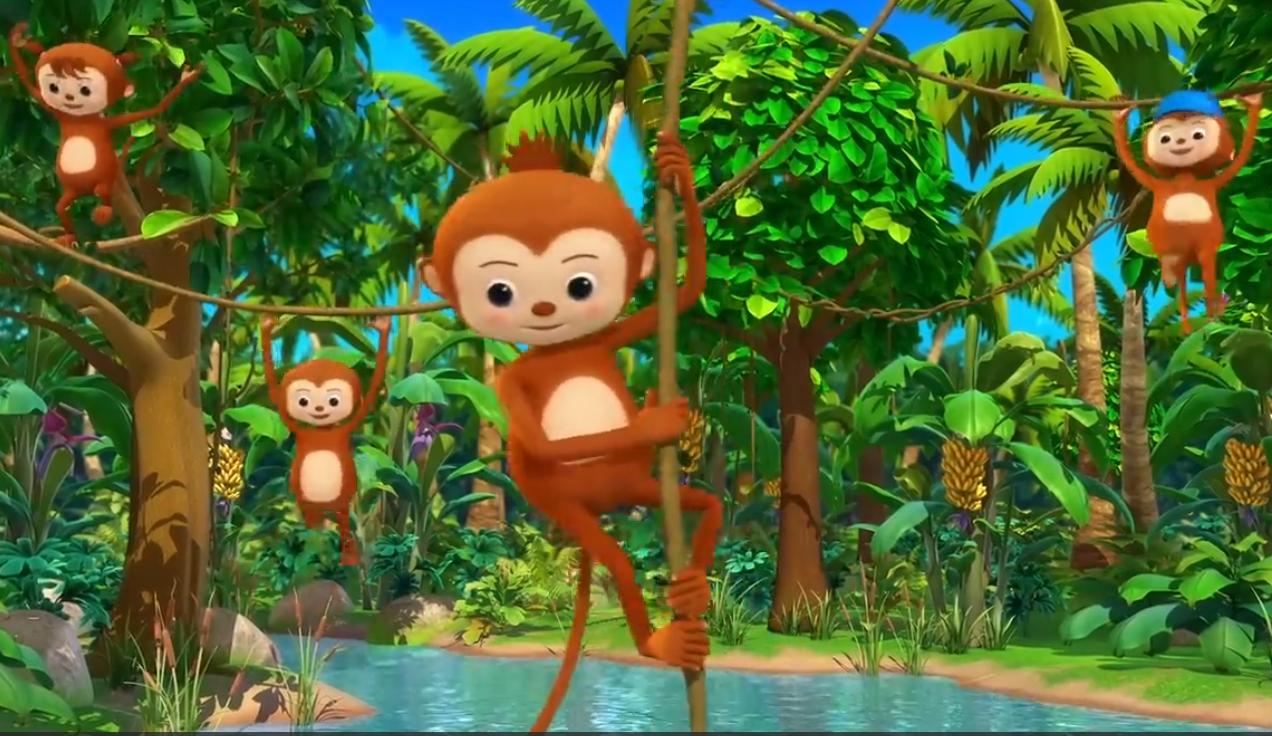 5 Little Monkeys Swinging In The Tree + More! | Little Baby Boogie