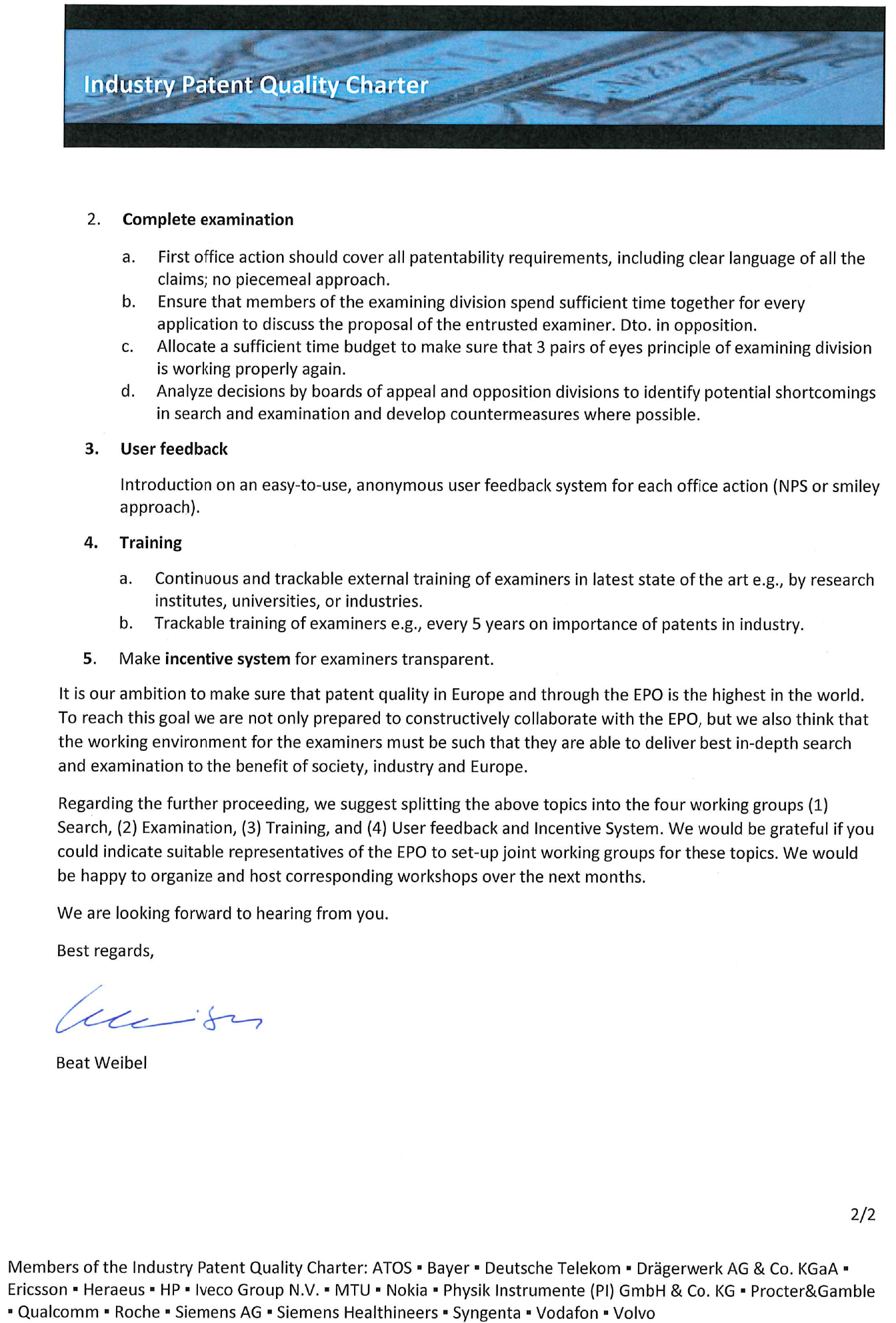 EPO quality letter page 2