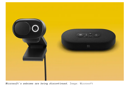 Microsoft’s webcams are being discontinued. Image: Microsoft